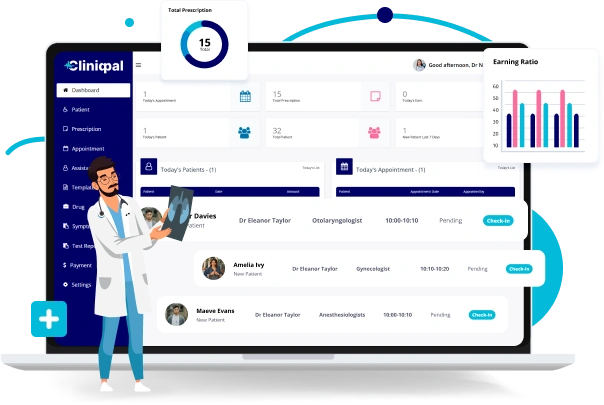 Centralized clinic control panel